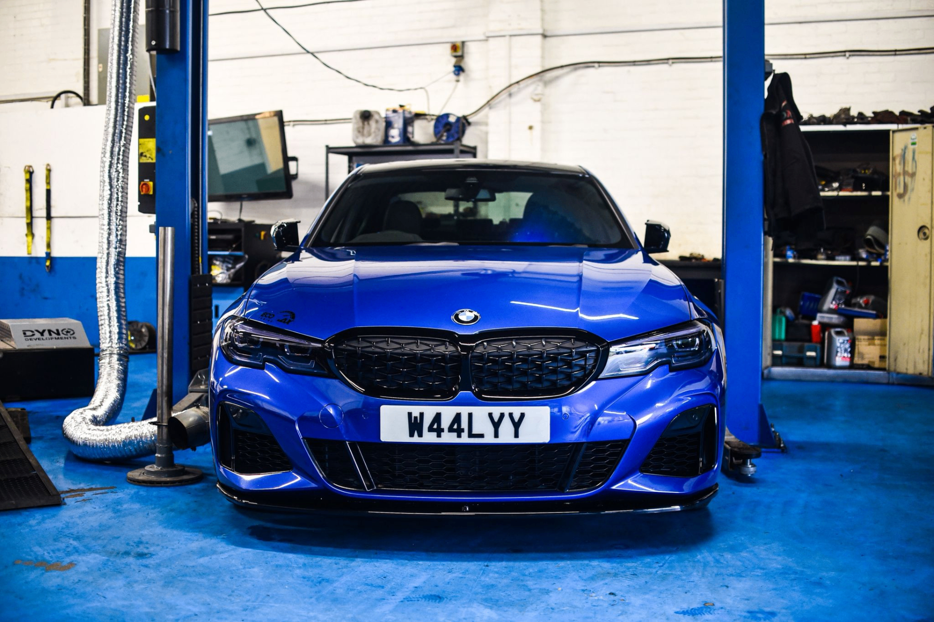 Blue BMW M340i